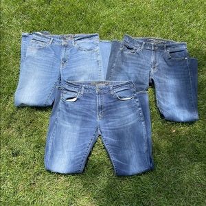 Bundle american eagle jeans. Extreme Flex Slim Straight. Mens